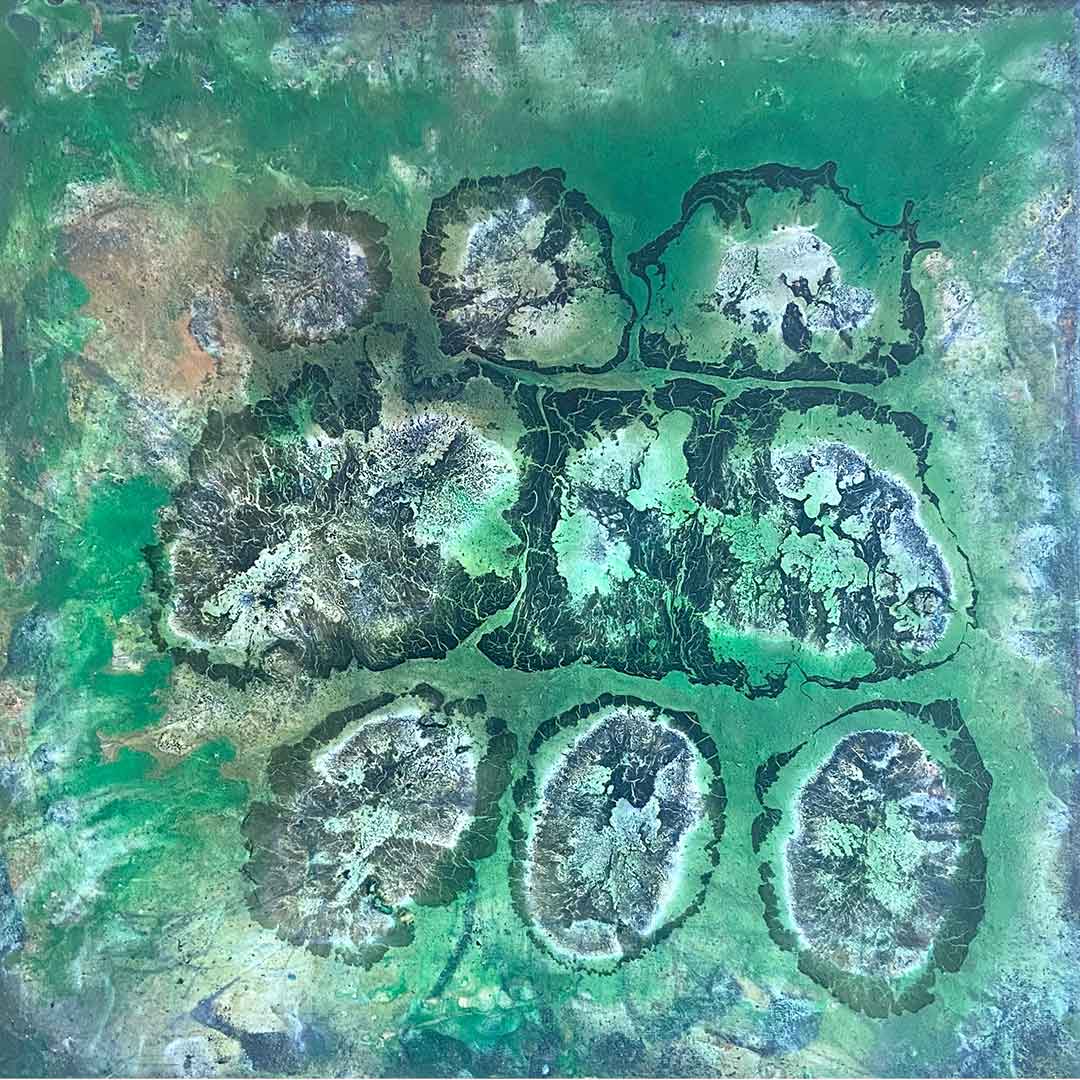 "Green in formation"